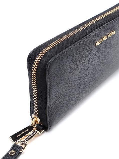 michael kors conitnental jet set wallet|michael kors leather continental wristlet.